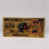 6 Designs Cowboy Bebop Gold Banknotes and Coins for Selection