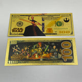 38 Designs Star Wars Gold Banknotes and Coins for Selection