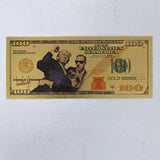 Trump 100 Dollars USA President Donald Trump Fight To Save America Stand Strong Gold Plated Banknote Commemorative Banknotes Gift