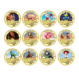 5 Designs Toy Story Gold Banknotes and coins for Selection