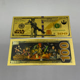 38 Designs Star Wars Gold Banknotes and Coins for Selection