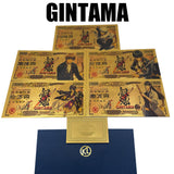 5 Designs GINTAMA Gold Banknotes  for Selection