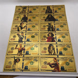 38 Designs Star Wars Gold Banknotes and Coins for Selection