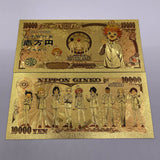 4 Designs The Promised Neverland Gold Banknotes for Selection