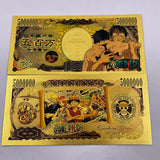 75 Designs ONE PIECE  Gold Banknotes and coins for Selection