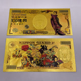 75 Designs ONE PIECE  Gold Banknotes and coins for Selection