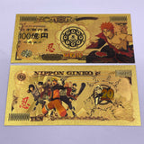 36 Designs NARUTO Gold Banknotes and coins for Selection