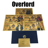 5 Designs Overlord Gold Banknotes for Selection