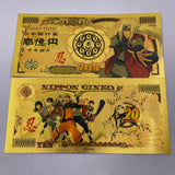 36 Designs NARUTO Gold Banknotes and coins for Selection