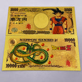 48 Designs Dragon Ball Z Gold Banknotes and coins for Selection