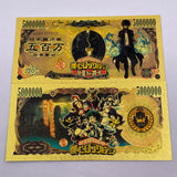 11 Designs My Hero Academia Gold Banknotes for Selection