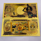 75 Designs ONE PIECE  Gold Banknotes and coins for Selection