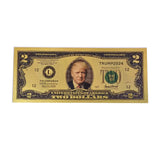 Hot Products 8 Types The US President Of Donald Trump 1/2/5/10/20/50/100/2024 Gold Plated Banknote Trump 2024 Gold Foil Banknote For Collection