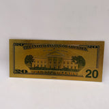 8 Types Donald Trump 1/2/5/10/20/50/100/2024 Gold Plated Banknote Trump 2024 Gold Foil Banknote For Collection