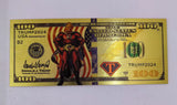 Donald Trump 100 Gold Plated Banknote Note Make America Great Again Gold Foil Banknote Gift For Fans Collection