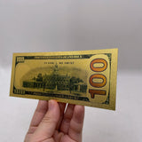 8 Types Donald Trump 1/2/5/10/20/50/100/2024 Gold Plated Banknote Trump 2024 Gold Foil Banknote For Collection