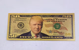 8 Types Donald Trump 1/2/5/10/20/50/100/2024 Gold Plated Banknote Trump 2024 Gold Foil Banknote For Collection