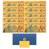 ONE YOTTALILION DOLLARS Gold Plated Banknote Of Zimbabwe Gold Foil Banknote Animal Banknote Commemorative Dollars Banknotes For Gift