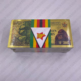ONE MYRILLION DOLLARS Gold Plated Banknote Of Zimbabwe Gold Foil Banknote Note 10^30003 For Collection Gifts