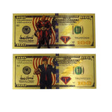 Donald Trump 100 Gold Plated Banknote Note Make America Great Again Gold Foil Banknote Gift For Fans Collection