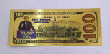 Donald Trump 100 Gold Plated Banknote Note Make America Great Again Gold Foil Banknote Gift For Fans Collection