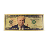 Hot Products 8 Types The US President Of Donald Trump 1/2/5/10/20/50/100/2024 Gold Plated Banknote Trump 2024 Gold Foil Banknote For Collection
