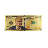 8 Types Donald Trump 1/2/5/10/20/50/100/2024 Gold Plated Banknote Trump 2024 Gold Foil Banknote For Collection