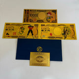 48 Designs Dragon Ball Z Gold Banknotes and coins for Selection