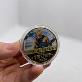 5 Types 2024 Donald Trump Gold Plated Commemorative Coin Collectibles USA President Coin  I'LL BE BACK Gifts For Fans Collection