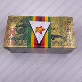 ONE DUMILLILLION DOLLARS Gold Plated Banknote Of Zimbabwe Note 10^6003 Gold Foil Banknote For Collection Gift
