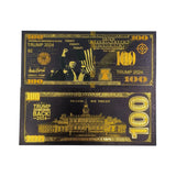 6 Types Donald Trump Black Goden Banknotes 2024 Fight Card Take America Back Donald Trump One Hundred Dollars Gold Banknote Collection Gift