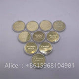 2024 Make America Great Again Gold Silver Plated Coin 24k Presidential Coin Trump US Campaign Commemorative Coin Collection Gift To Send To Fans