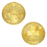 The White House Gold Coin With Case The Temple Coin The President Donald Trump Gold Plated Coin Metal Coin Collect Commemorative Gifts