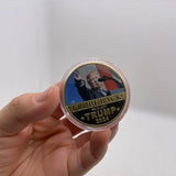 5 Types 2024 Donald Trump Gold Plated Commemorative Coin Collectibles USA President Coin  I'LL BE BACK Gifts For Fans Collection