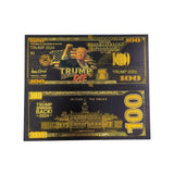 6 Types Donald Trump Black Goden Banknotes 2024 Fight Card Take America Back Donald Trump One Hundred Dollars Gold Banknote Collection Gift