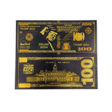 6 Types Donald Trump Black Goden Banknotes 2024 Fight Card Take America Back Donald Trump One Hundred Dollars Gold Banknote Collection Gift