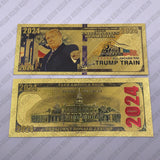Donald Trump 5 Designs 2024 Take America Back Trump 2024 Gold Plated Banknote 24K Gold Foil Banknote Collect Commemorative Gifts