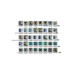 Various Types PAMP Non-magnetic 1oz/2.5g/5g/10g/20g/50g/100g Sealed Packing Copper Gold Bar 24k Gold Plated Bullion Ingot Bar Unique Serial No.