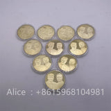 2024 Make America Great Again Gold Silver Plated Coin 24k Presidential Coin Trump US Campaign Commemorative Coin Collection Gift To Send To Fans