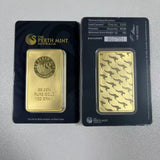 Various Types PAMP Non-magnetic 1oz/2.5g/5g/10g/20g/50g/100g Sealed Packing Copper Gold Bar 24k Gold Plated Bullion Ingot Bar Unique Serial No.