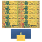 ONE DUMILLILLION DOLLARS Gold Plated Banknote Of Zimbabwe Note 10^6003 Gold Foil Banknote For Collection Gift