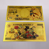 75 Designs ONE PIECE  Gold Banknotes and coins for Selection