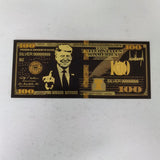 Trump Black Goden Banknotes YOU MISSED BITCHES The America President Domald Trump One Hundred Dollars Gold Banknote Commemorative Banknotes Fans Collection Gift