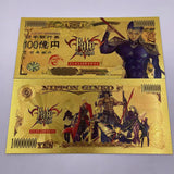 5 Designs fate stay night Gold Banknotes and coins for Selection