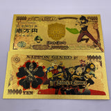 5 Designs Black Clover Gold Banknotes for Selection