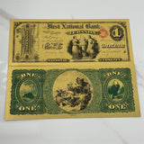 Wholesale Mixed styles America Banknote USD Dollar Banknote in 24K Gold Plated For Collection Gift
