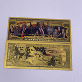 7 Types Trump 2025 The President Donald Trump 45/47 THE KING RETURNS Gold Plated Banknote Gold Foil Banknote Plastic Banknote Collection Gift