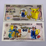 34 Designs Pocket Monster Gold Banknotes and coins for Selection