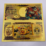 75 Designs ONE PIECE  Gold Banknotes and coins for Selection