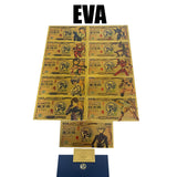 11 Designs EVA Gold Banknotes and coins for Selection